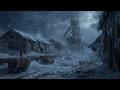 Winter Wind &Snow Ambience for Study |Constant Blizzard Ambience with Blowing Snow Storm White Noise