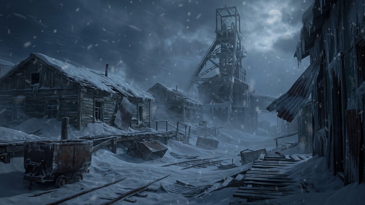 Winter Wind &Snow Ambience for Study |Constant Blizzard Ambience with Blowing Snow Storm White Noise