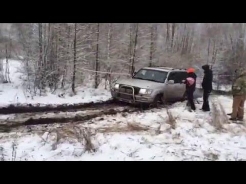 На снегоходе по грязи