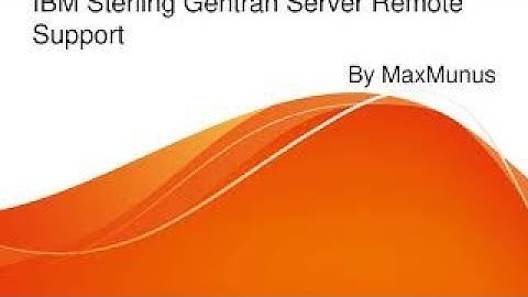 IBM STERLING GENTRAN SERVER Job support–STERLING GENTRAN Online Job support(Certification Tips)