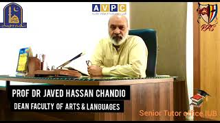 Message of Dean Faculty of Arts & Languages | IUB Campaign for Flood Affected Families | IUB