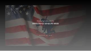 Homegoing Service for Hipolito Guadalupe Solis