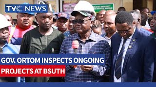 VIDEO: Governor Samuel Ortom Inspects Ongoing Projects in Benue State screenshot 4