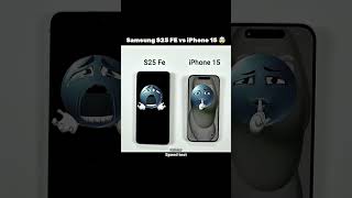 Samsung S25 fe vs iPhone 15 ⚡Speed test 🥶 #tech #viralshorts #foryou #ytshorts