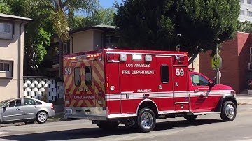 BRAND NEW LAFD Rescue 59 Responding