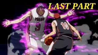 Kuroko's Baskeball - Seirin VS Yosen Last Part (English Sub) kagami Zone