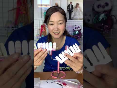 【ASMR☆音フェチ】囁きながら、貼るだけマニキュア インココやってみた?ネイル?は気分上がるね?#INCOCO