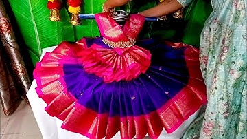 Quick and Easy Varamahalakshmi Saree Draping 🪷 How to Drape Saree for Varamahalakshmi#trending#viral