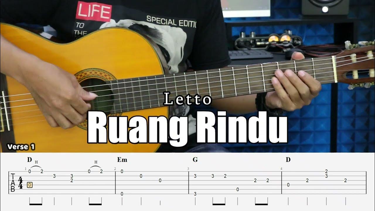 Ruang Rindu - Letto - Fingerstyle Guitar Tutorial + TAB & Lyrics - YouTube