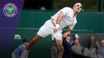 Roger Federer serves his way out of trouble in Wimbledon 2017 semi-final