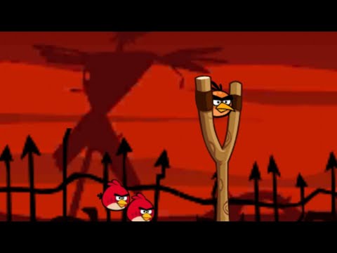 Angry Birds Seasons Unused Ham-O-Ween background and Unused/Prototype Bubbles Design Gameplay