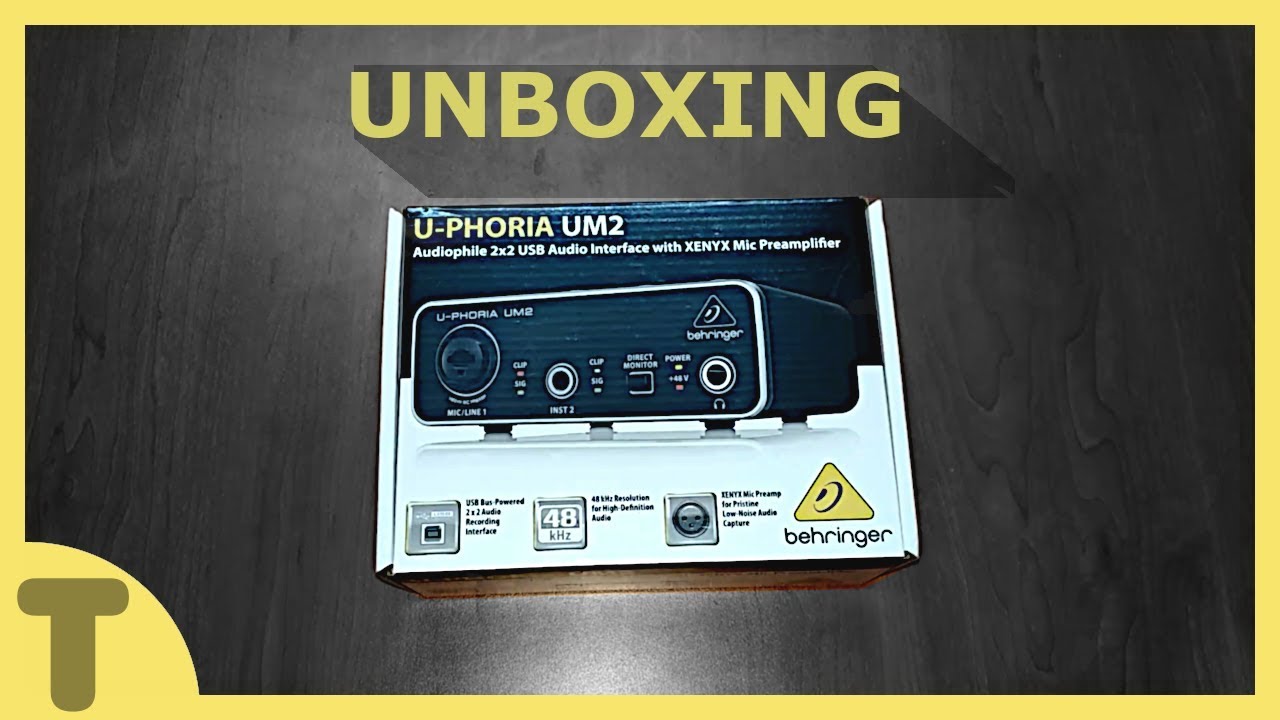 BEST BUDGET USB AUDIO INTERFACE UNBOXING! BEHRINGER UPHORIA UM2 AUDIO