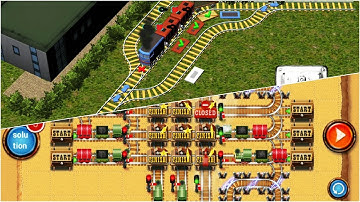 Train Shunting & Rail Maze 2 Mix Gameplay - Train Puzzle Games - Android Gameplay #114