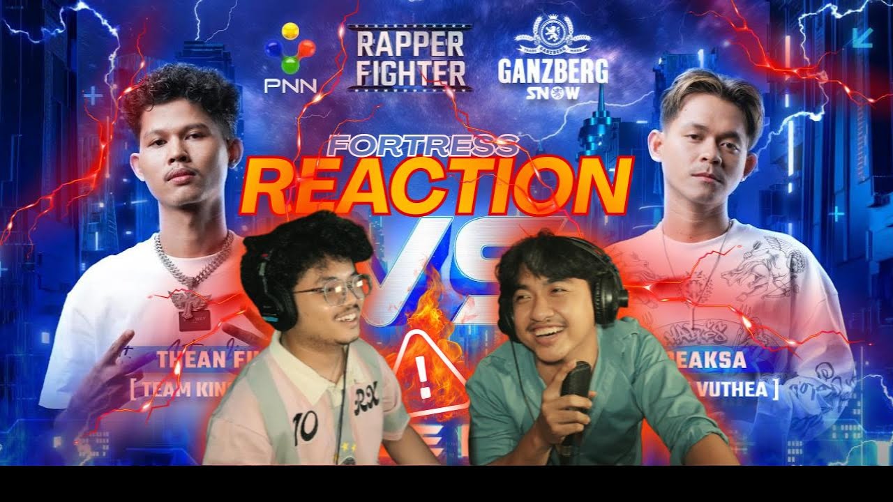 THEAN FU vs REAK SA _ RAPPER FIGHTER STAGE FIGHT [Reaction]