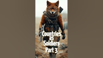 Countries as Soldiers Part 3 #midjourney #aiart #animals #countries