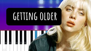 Billie Eilish - Getting Older | Piano Tutorial