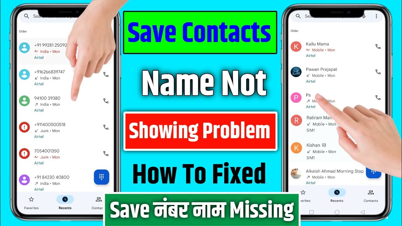 how to fix contact name not showing | contact name not showing in call ...