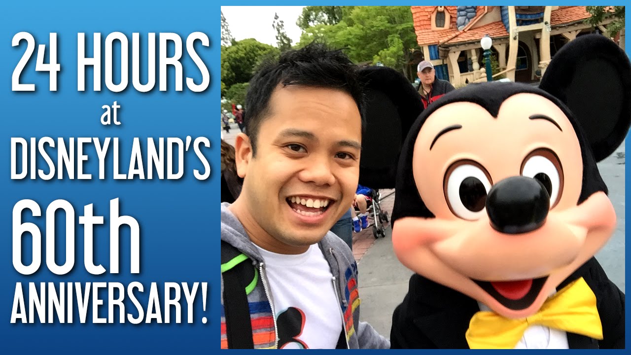24 Hours at Disneyland's 60th Anniversary Diamond Celebration!