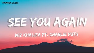 See you again - Wiz khalifa ft. Charlie Puth (lyrics)