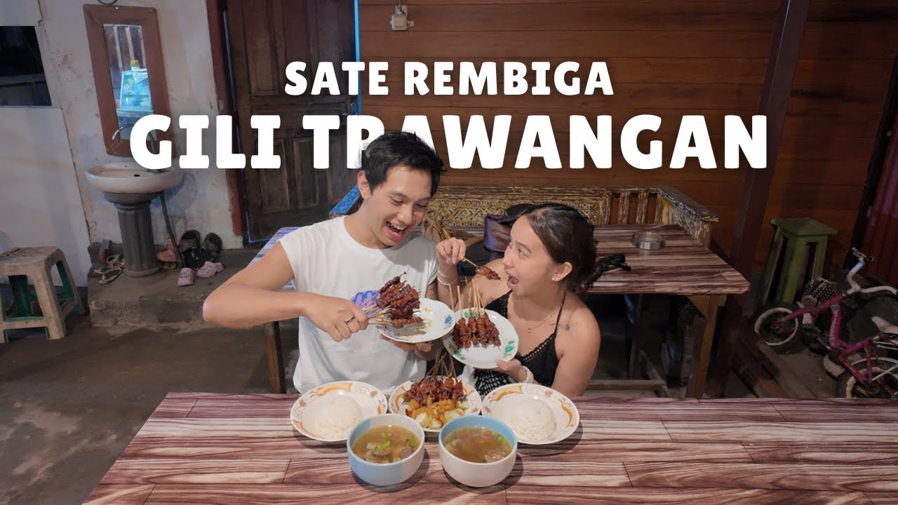 Sate Rembiga Paling ENAK di Gili?! Makan Langsung di Tempat Owner!