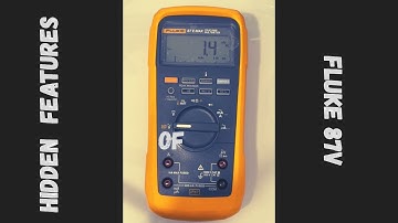 2 Hidden Features of the Fluke 87V digital multimeter - Auto Off and Smoothing