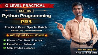 O Level Practical Exam Preparation 2026 | O Level Python(M3-R5.1)