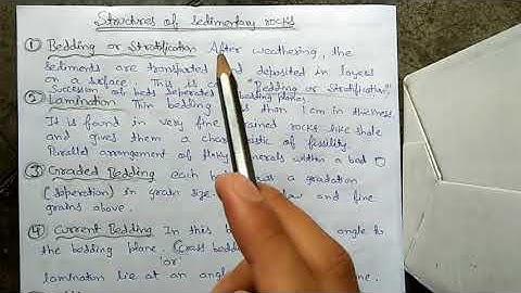 SEDIMENTARY STRUCTURES PART 19, Geology Plustwo explained in malayalam