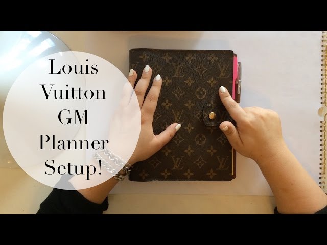 Louis Vuitton Agenda GM Set Up — Liquid Grain