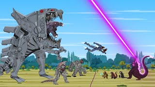 Godzilla \& KONG - SIREN HEAD vs The Final Evolution of MECHA BLOOP #2 | Godzilla Cartoon Compilation