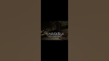 ومن يتق ﷲ يجعل له مخرجا/ قرٱن كريم |#quran #اكسبلور #تيك_توك #اجر_لي_ولك//القارئ: #ماهر_المعيقلي