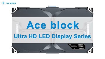 ACE BLOCK fine-pitch LED display Installation method