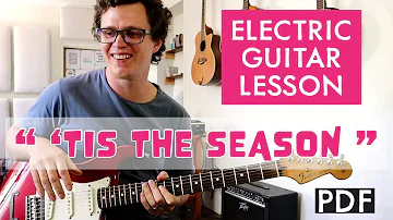 'tis the damn season Electric Guitar Tutorial // Taylor Swift