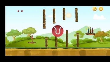 Knock Down Bottles Sonw World Level 5 | Bottle Shooting Game | Android game