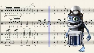 Axel F (Crazy Frog) as a Drumline Cadence