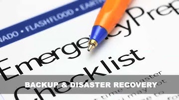Backup & Disaster Recovery
