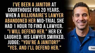 I WILL DEFEND HER! The Janitor Who Saved Billionaire After Her Lawyer Abandoned Her in Court