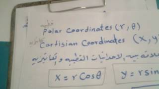 تحويل المعادلات من الصورة القطبية الى الكارتيزية