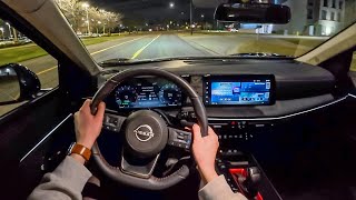 2025 Nissan Kicks SR AWD - POV Night Drive (Binaural Audio)