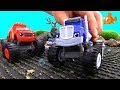 Are you SCARED? - Blaze &amp; Crusher - Monster Trucks Toys videos for kids - Kids Cartoons