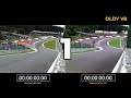 F1 VS GT - Speed comparison with timer (F1 V8 C6-R MC12)