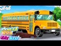 School Bus Video Game For Kids Car Wash