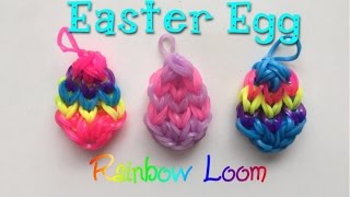 EASY Rainbow Loom Easter Egg Charm