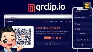 Transfer Any File To Any Device Via QR Code or Link with Qrclip IO