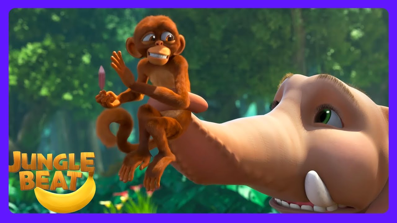 Jungle Beat - Den vilde kilde-fjer! | Børnefilm | WildBrain Zoo - Dansk