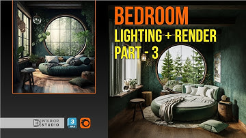 Bedroom Lighting + Final Render | 3ds Max + Corona | Part 3 | @3dinteriorstudio 