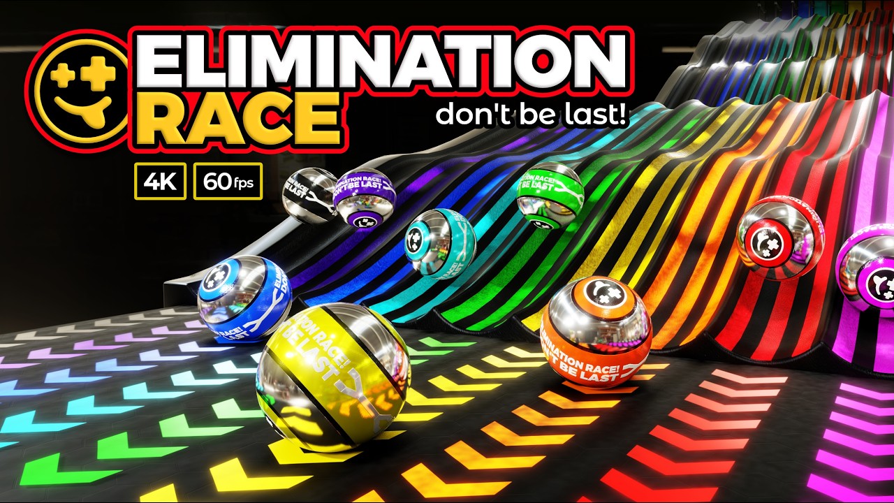 Don't Be Last! - Huge Elimination Marble Race | #marbles #marblerun #marblerace #asmr #sensory