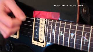 Alternate Picking Guitar Lesson Stage 1 for Beginner. Symmetrical Exercise.