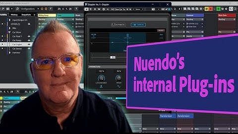 De gratis geïntegreerde plug-ins van Nuendo gebruiken | Nuendo uitgelegd