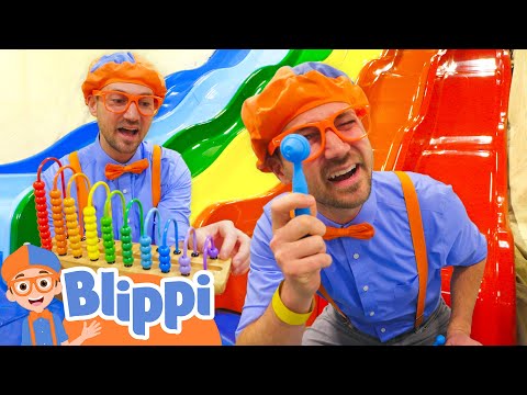 Blippi's Indoor Playground Adventure 🛝 | BEST OF BLIPPI TOYS | Educational Videos for Kids