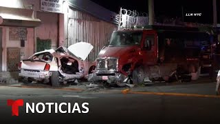 Adolescente hispana y otro joven mueren en un accidente vehicular en el Bronx | Noticias Telemundo screenshot 4